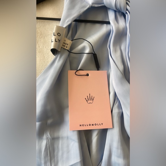 NWT Maxi Dress in Blue. Size Small. No Strecth - Picture 4 of 5